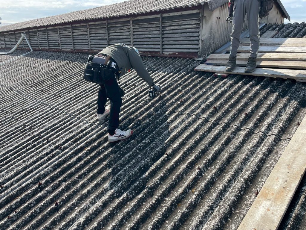 波型スレート屋根　加古川市　高砂市